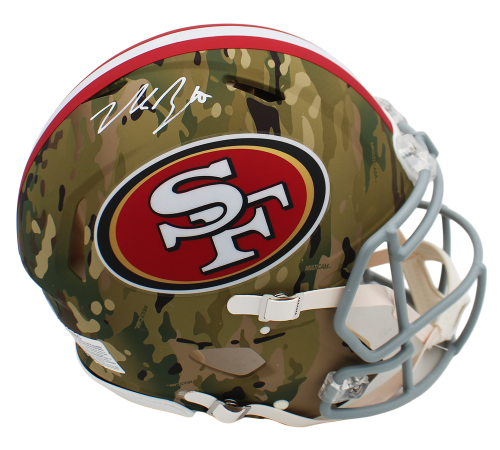 Nick Bosa Signed San Francisco 49ers Speed Authentic Camo NFL Helmet