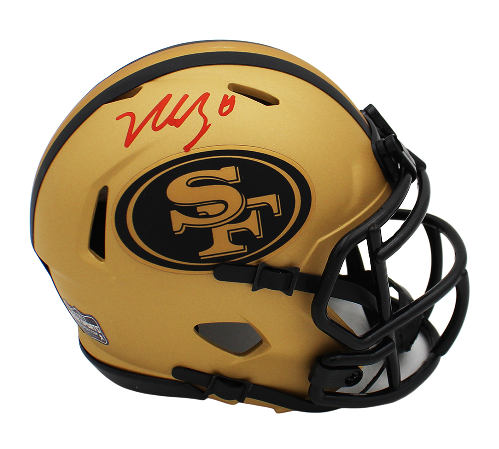 Nick Bosa Signed San Francisco 49ers Speed Rave NFL Mini Helmet