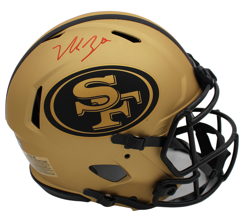 Nick Bosa Signed San Francisco 49ers Speed Authentic Rave NFL Helmet