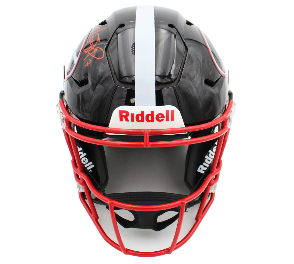 Matthew Stafford Signed Georgia Bulldogs Speed Flex Authentic Black NCAA Helmet - Image 3