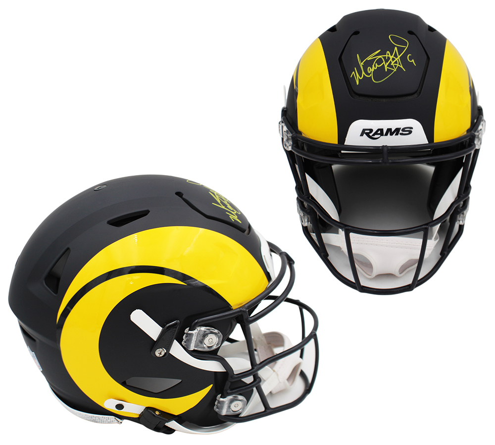 Matthew Stafford Signed Los Angeles Rams Speed Flex Authentic Rivalries NFL Helmet