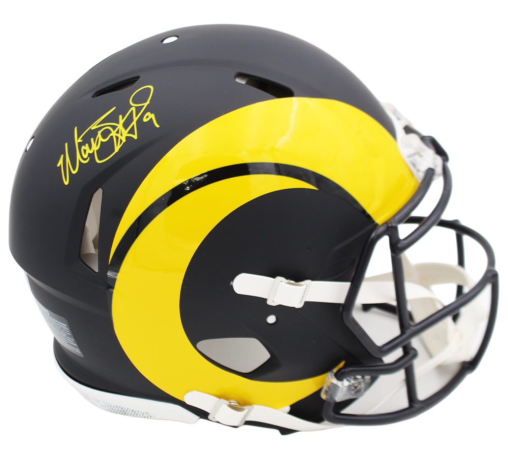 Matthew Stafford Signed Los Angeles Rams Speed Authentic Rivalries NFL Helmet - Image 2