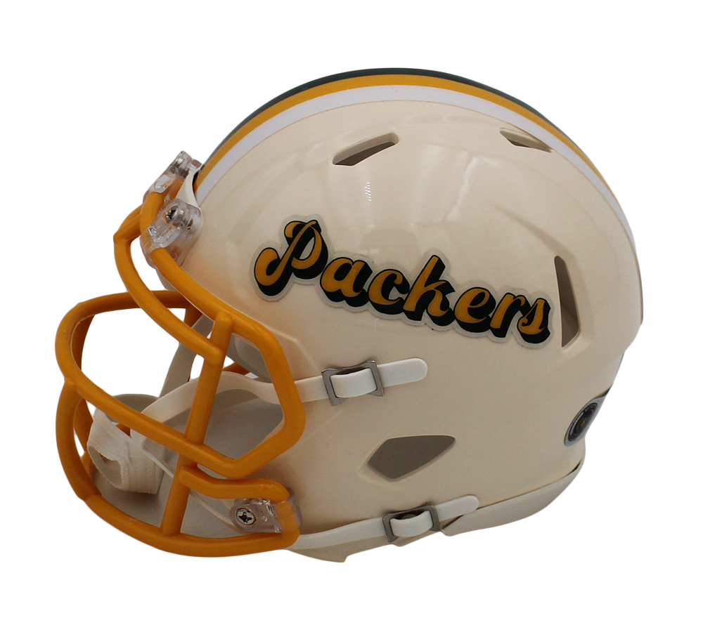 LeRoy Butler Signed Green Bay Packers Speed Retro NFL Mini Helmet - Image 3