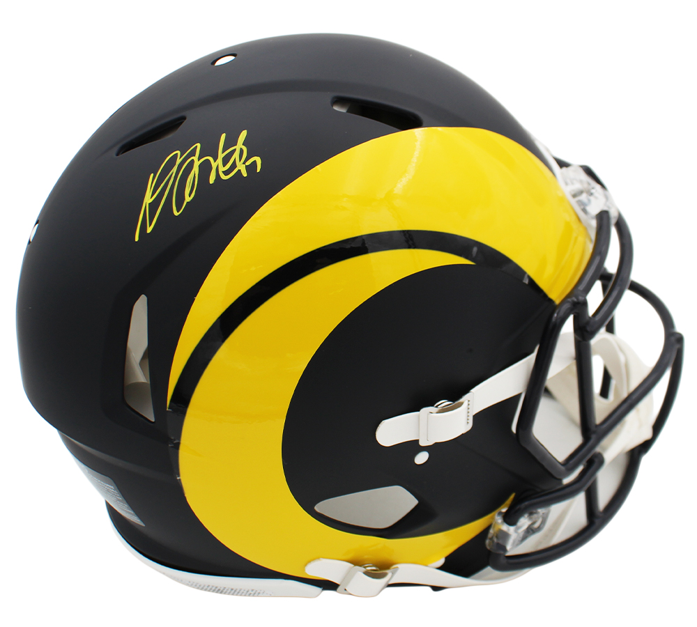 Davante Adams Signed Los Angeles Rams Speed Authentic Rivalries NFL Helmet