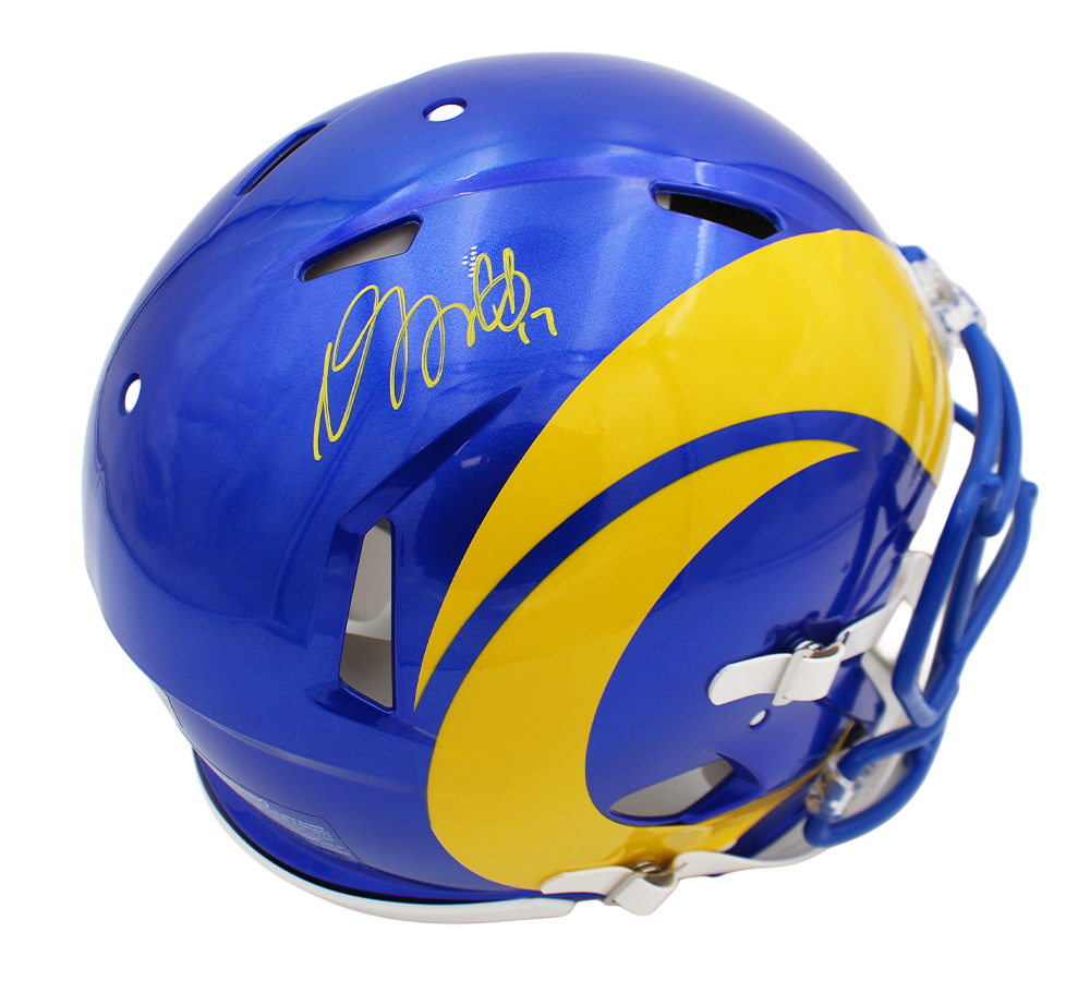 Davante Adams Signed Los Angeles Rams Speed Authentic NFL Helmet