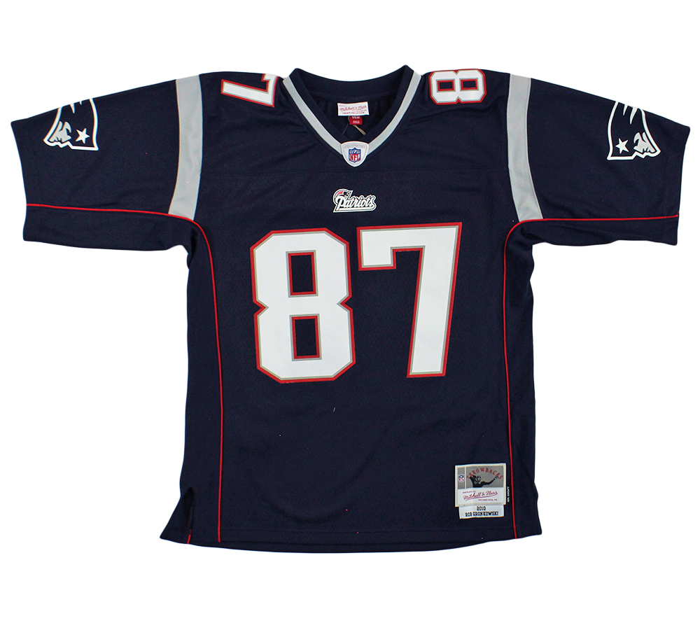 Rob Gronkowski Signed New England Patriots Mitchell & Ness 2010 Navy Blue NFL Jersey - Image 3