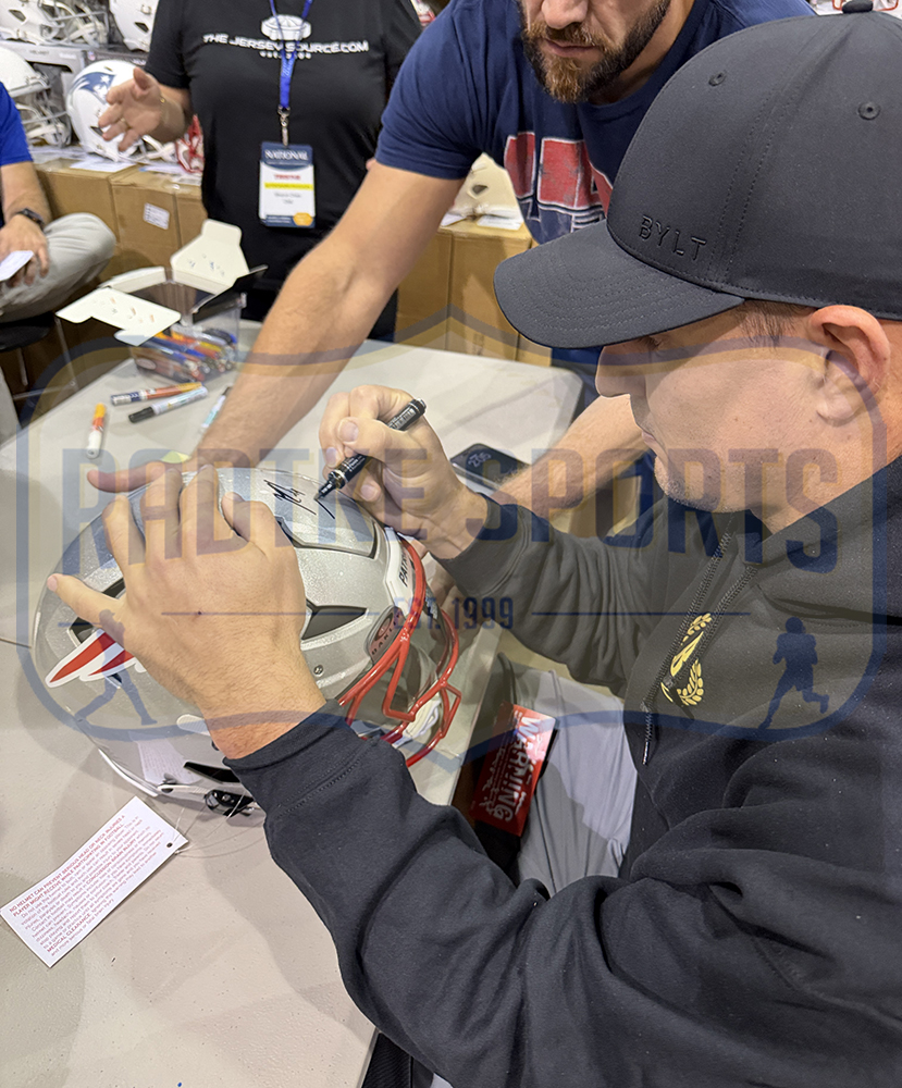 Rob Gronkowski Signed New England Patriots Speed Axiom NFL Helmet - Image 4