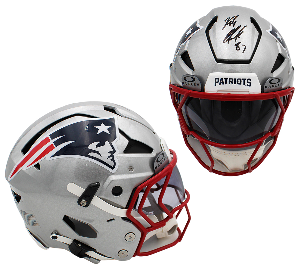 Rob Gronkowski Signed New England Patriots Speed Axiom NFL Helmet