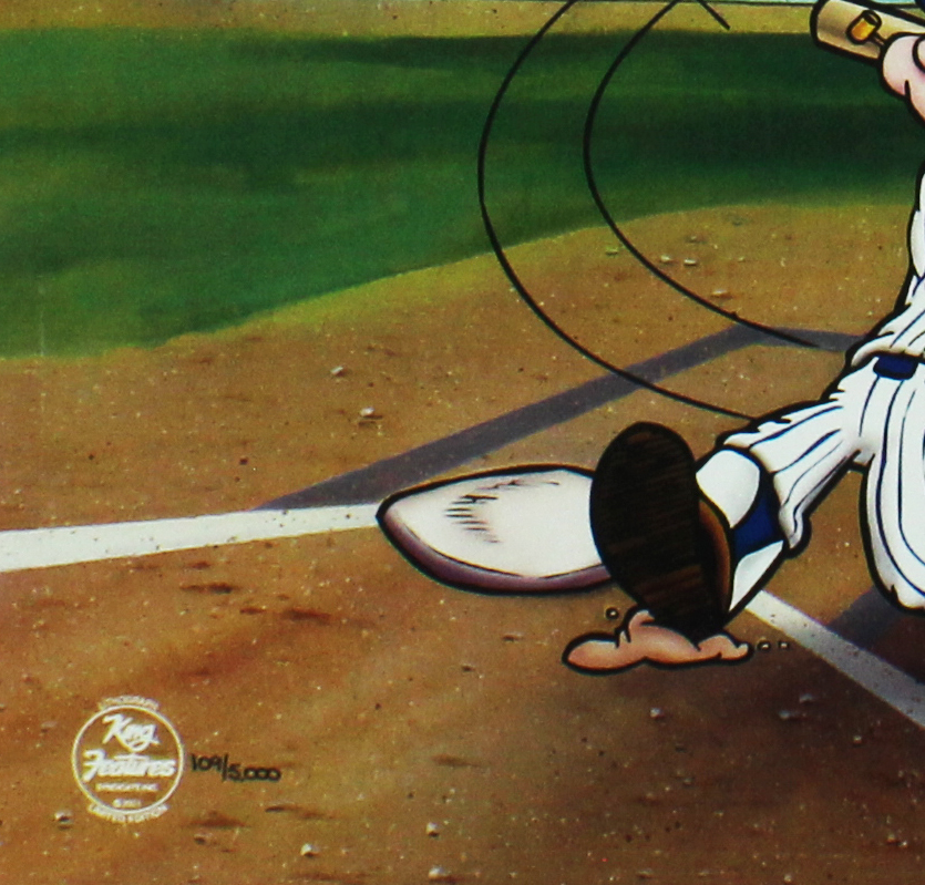 Tom Seaver Signed New York Mets Unframed 12x17 Popeye MLB Photo 109/5000 with "The Franchise" Inscription - Image 2