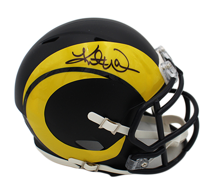 Kurt Warner Signed Los Angeles Rams Speed Rivalries NFL Mini Helmet