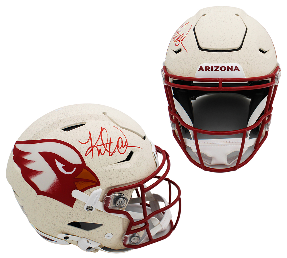Kurt Warner Signed Arizona Cardinals Speed Flex Authentic Rivalries NFL Helmet