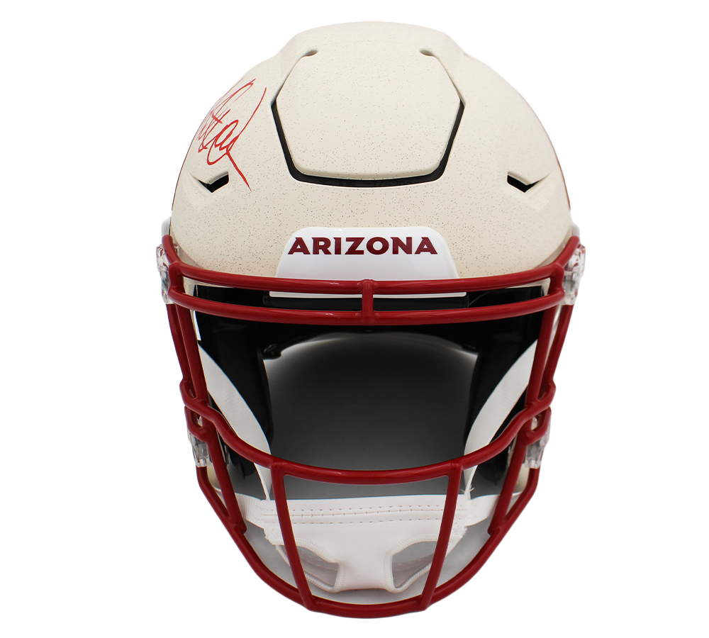 Kurt Warner Signed Arizona Cardinals Speed Flex Authentic Rivalries NFL Helmet - Image 3