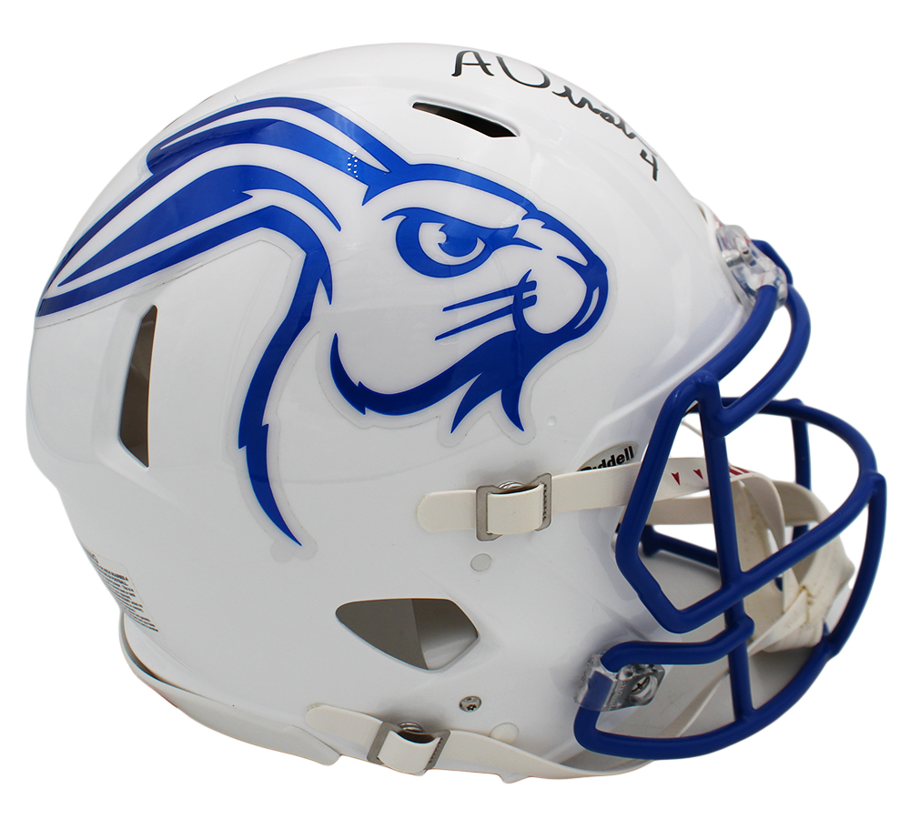 Adam Vinatieri Signed South Dakota Jackrabbits Speed Authentic NFL Helmet - Image 2