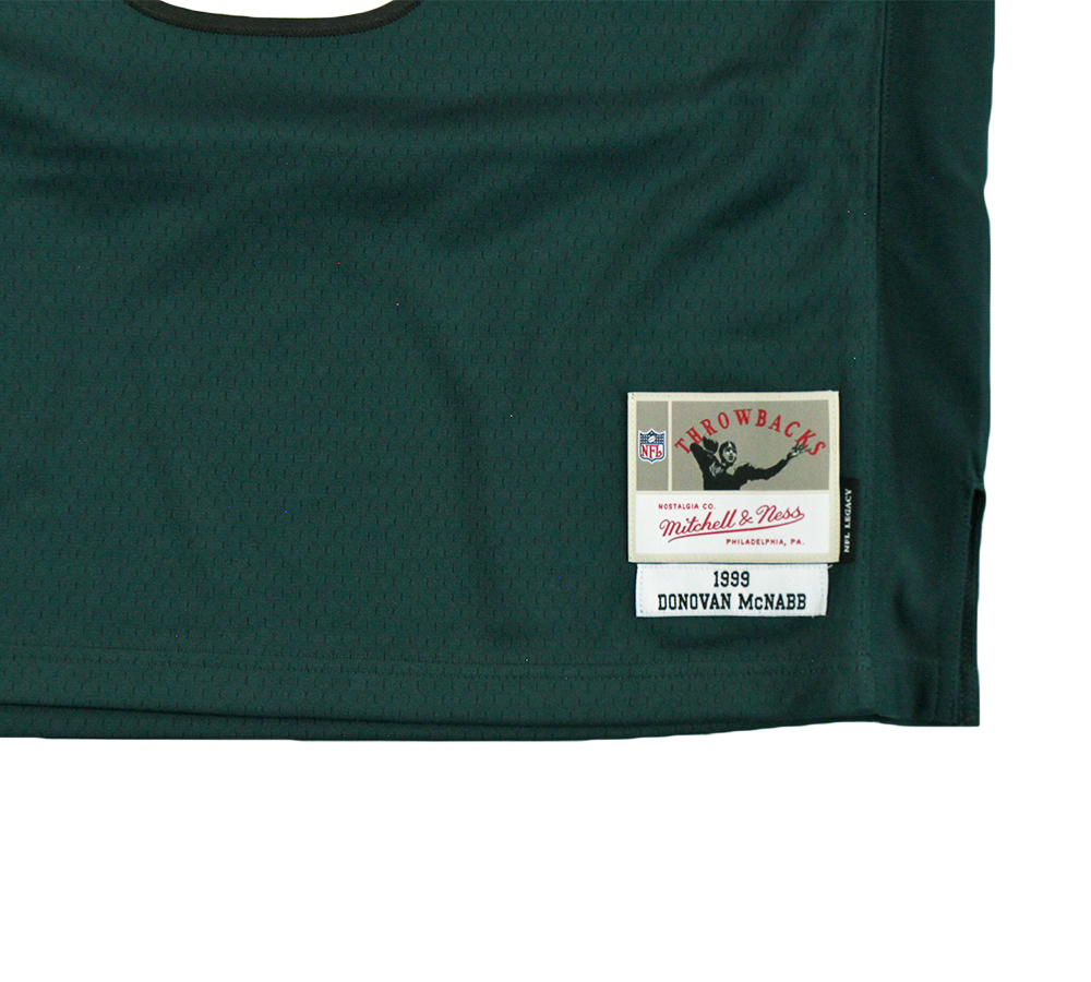 Donovan McNabb Signed Philadelphia Eagles Mitchell & Ness 1999 Midnight Green NFL Jersey - Image 4