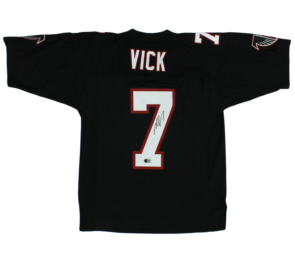 Michael Vick Signed Atlanta Falcons Mitchell & Ness 2002 Legacy Black NFL Jersey