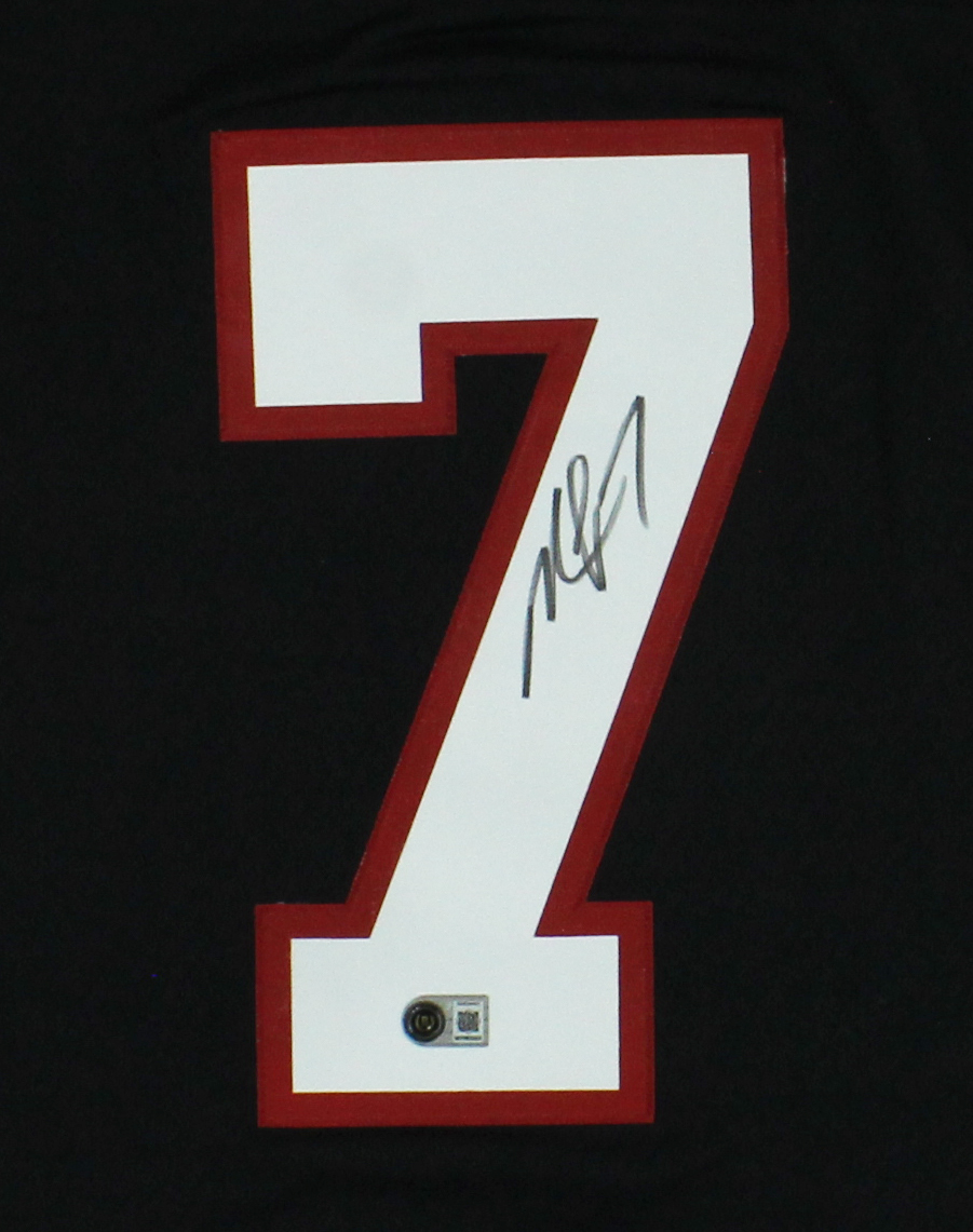 Michael Vick Signed Atlanta Falcons Mitchell & Ness 2002 Legacy Black NFL Jersey - Image 2