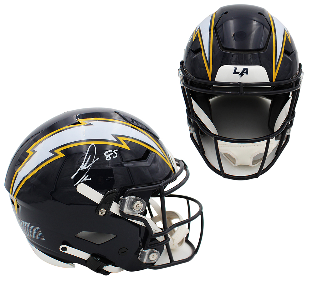 Antonio Gates Signed Los Angeles Chargers Speed Flex Authentic Alternate NFL Helmet