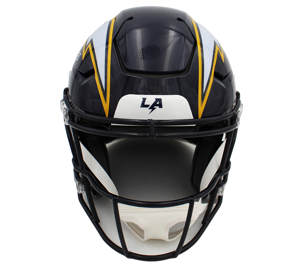 Antonio Gates Signed Los Angeles Chargers Speed Flex Authentic Alternate NFL Helmet - Image 3