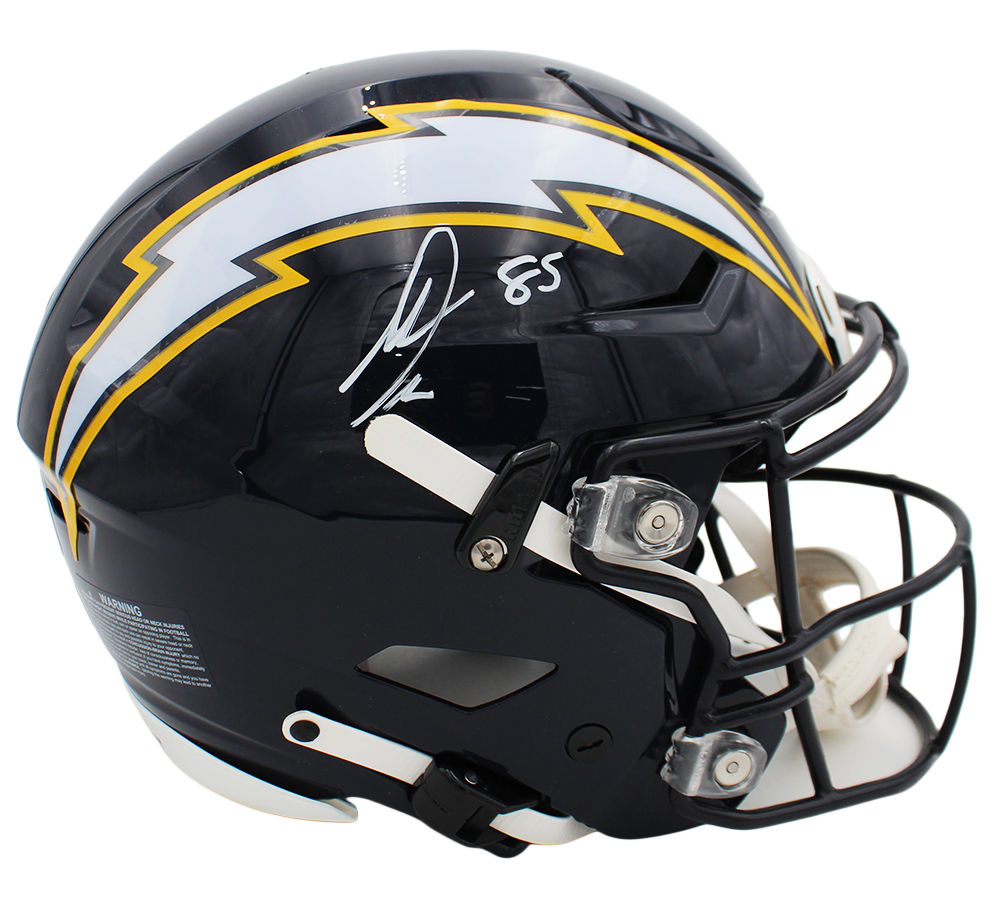 Antonio Gates Signed Los Angeles Chargers Speed Flex Authentic Alternate NFL Helmet - Image 2