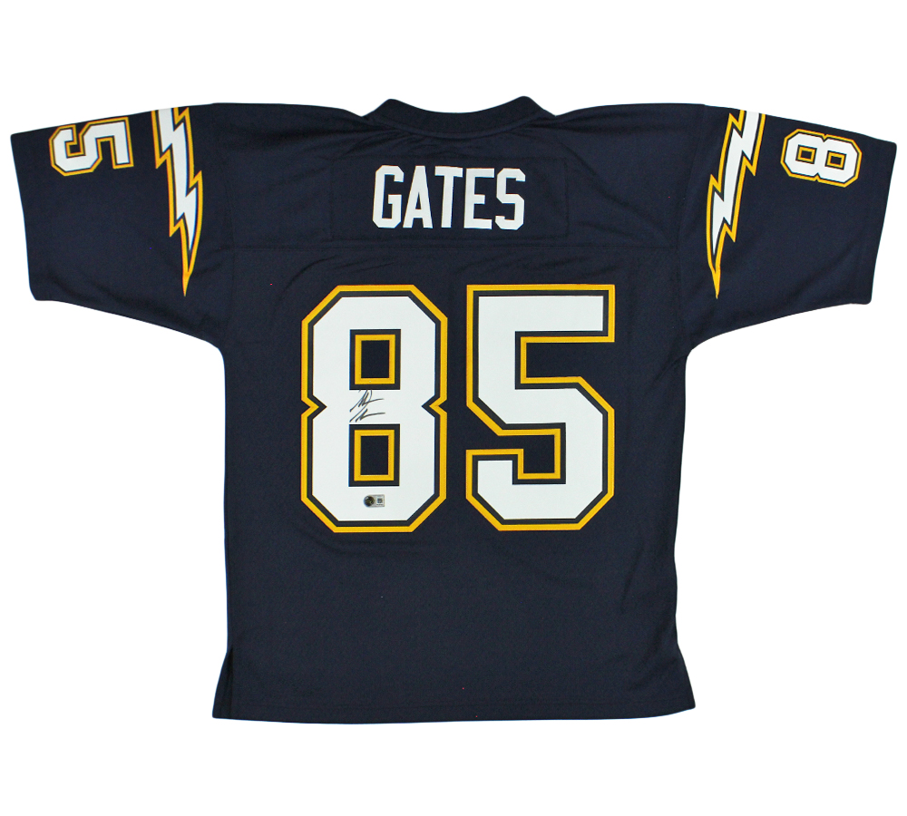 Antonio Gates Signed Los Angeles Chargers Mitchell & Ness 2006 Navy Blue NFL Jersey