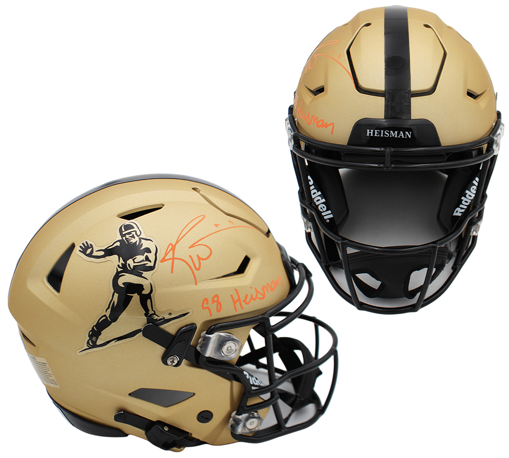Ricky Williams Signed Speed Flex Authentic Heisman NCAA Helmet with "98 Heisman" Inscription