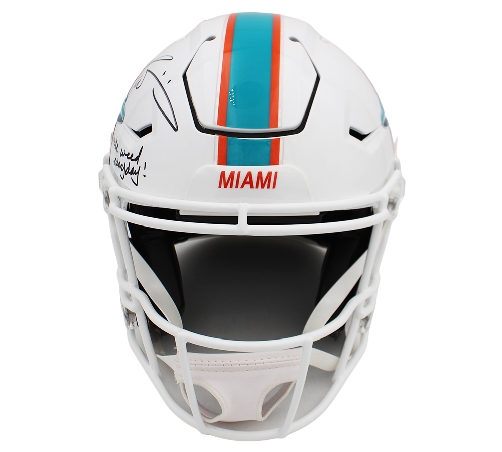 Ricky Williams Signed Miami Dolphins Speed Flex Authentic NFL Helmet with 3 Inscriptions - Image 4