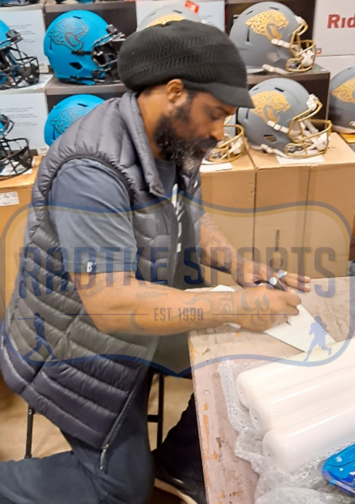 Ricky Williams Signed Miami Custom Teal NFL Jersey With "4:20" Inscription - Image 3