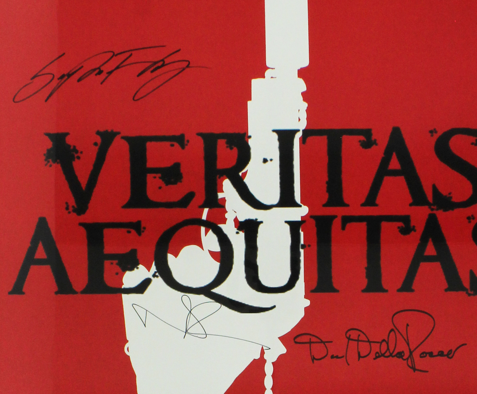 Norman Reedus, Sean Patrick Flanery & David Della Rocco Signed The Boondock Saints Framed Red Movie Poster - Image 2