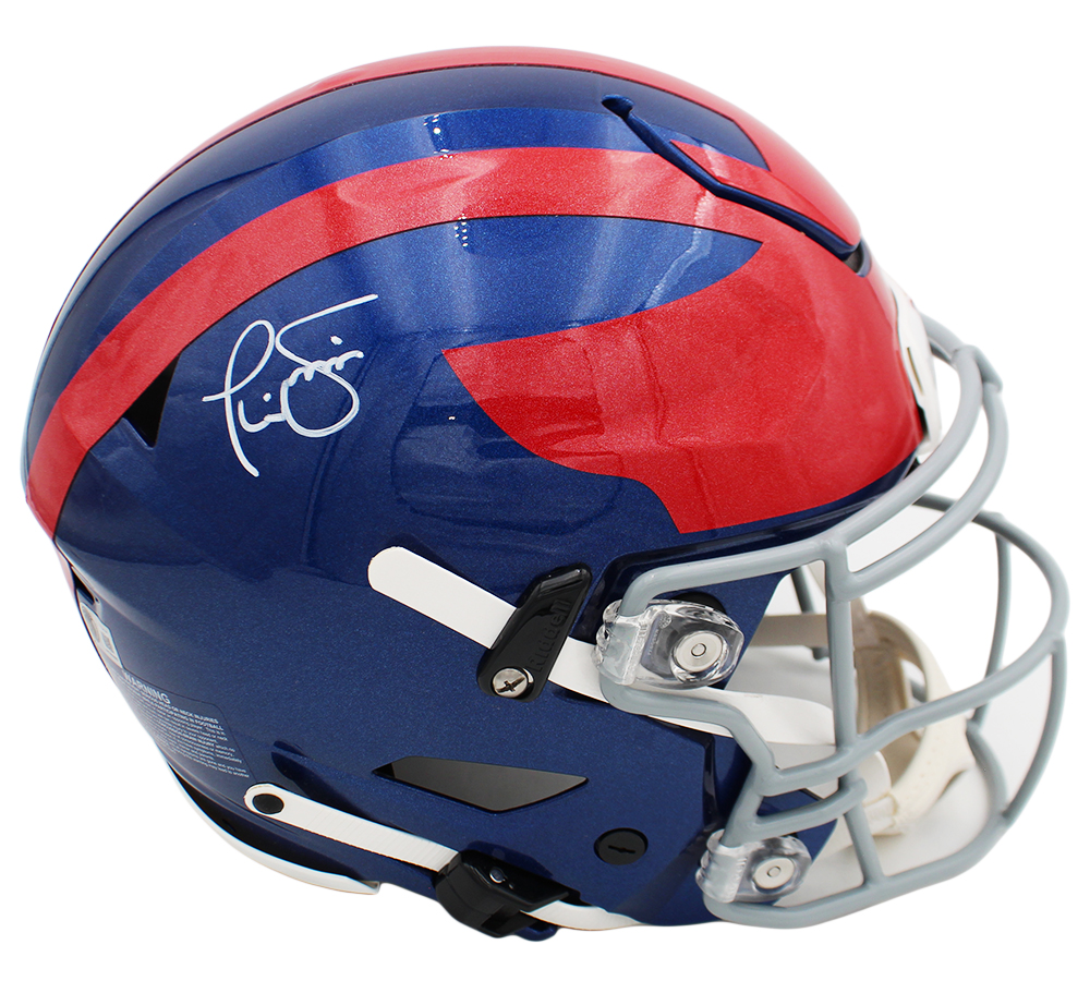 Phil Simms Signed New York Giants Speed Flex Authentic Alternate NFL Helmet - Image 2