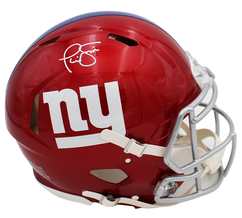 Phil Simms Signed New York Giants Speed Authentic Flash NFL Helmet