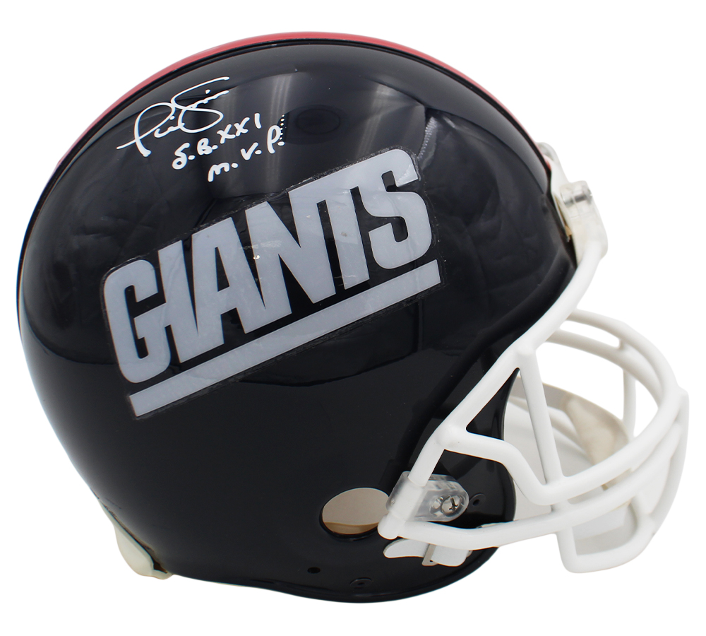 Phil Simms Signed New York Giants VSR4 Authentic NFL Helmet - Image 2