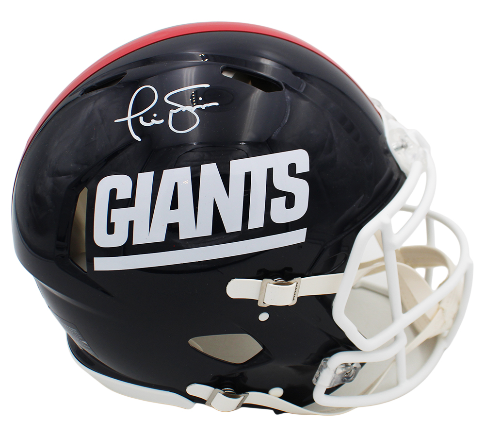 Phil Simms Signed New York Giants Speed Authentic Throwback 1980-1999 NFL Helmet