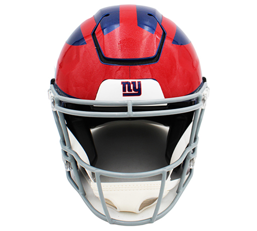 Phil Simms Signed New York Giants Speed Flex Authentic Alternate NFL Helmet - Image 3