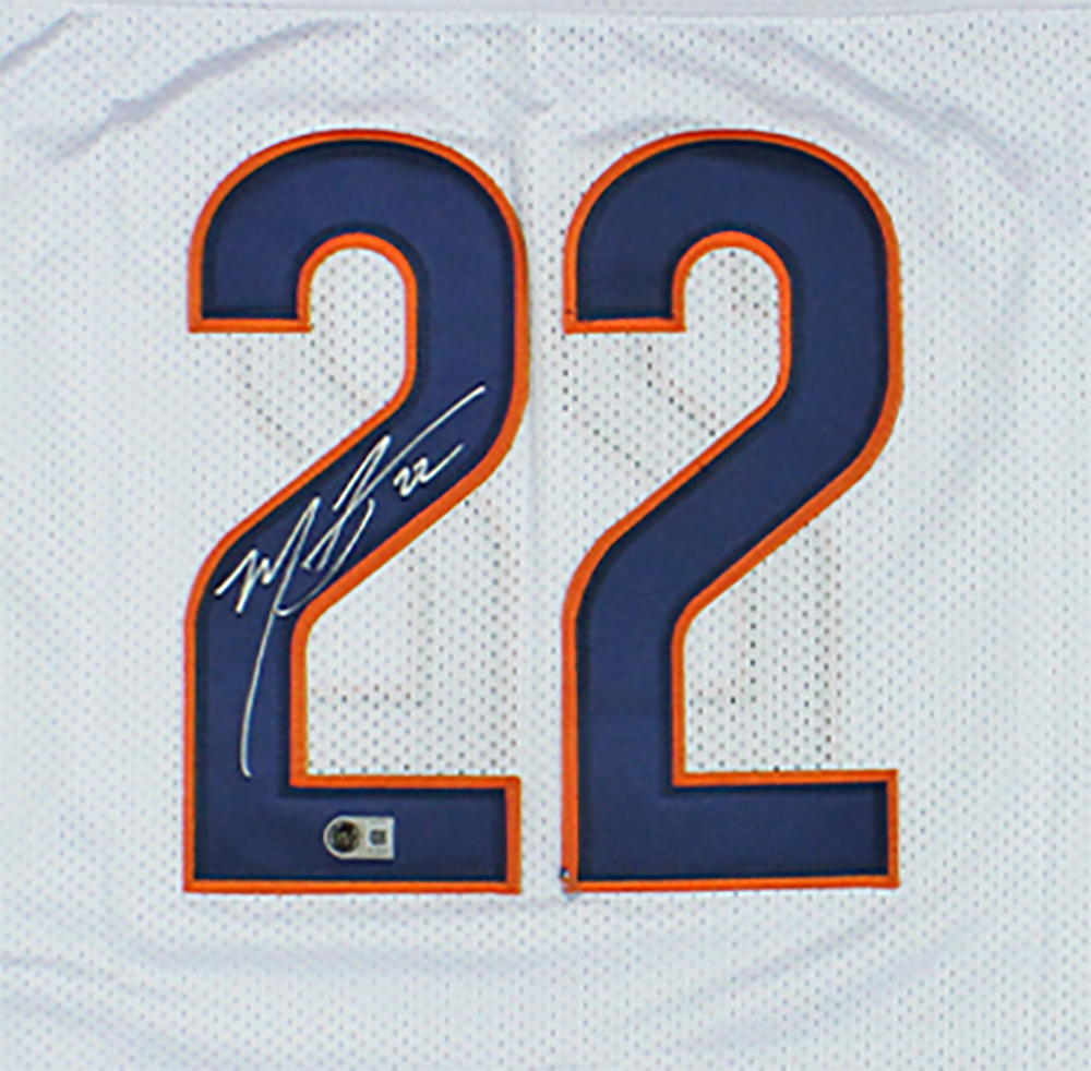 Matt Forte Signed Chicago Bears Reebok Size 52 Authentic On Field White NFL Jersey - Image 2
