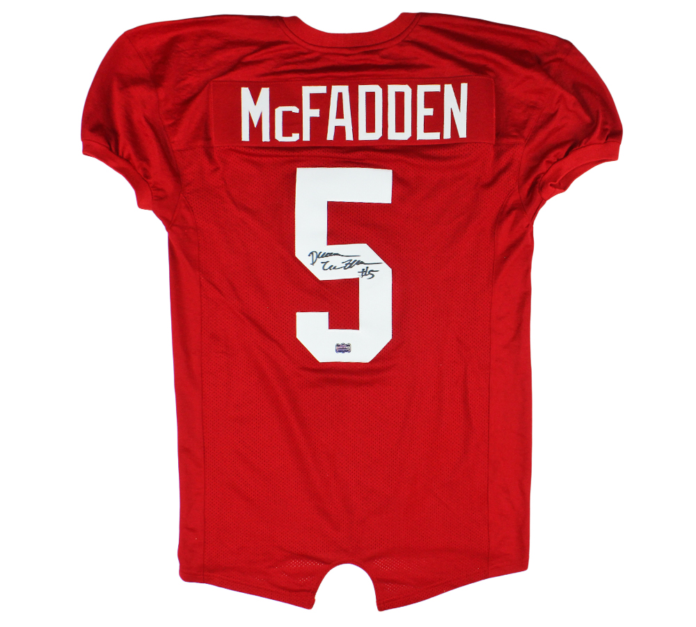 Darren McFadden Signed Arkansas Custom Red Jersey