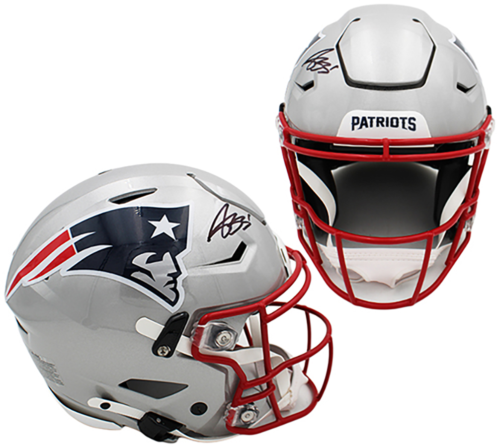 AJ Brown Signed New England Patriots Speed Flex Authentic NFL Helmet