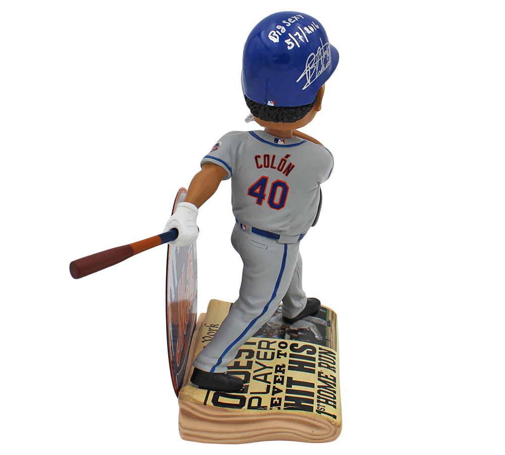 Bartolo Colon Signed New York Mets Forever Collectibles MLB Bobblehead with "Big Sexy 5/7/2016" Inscription - Image 5