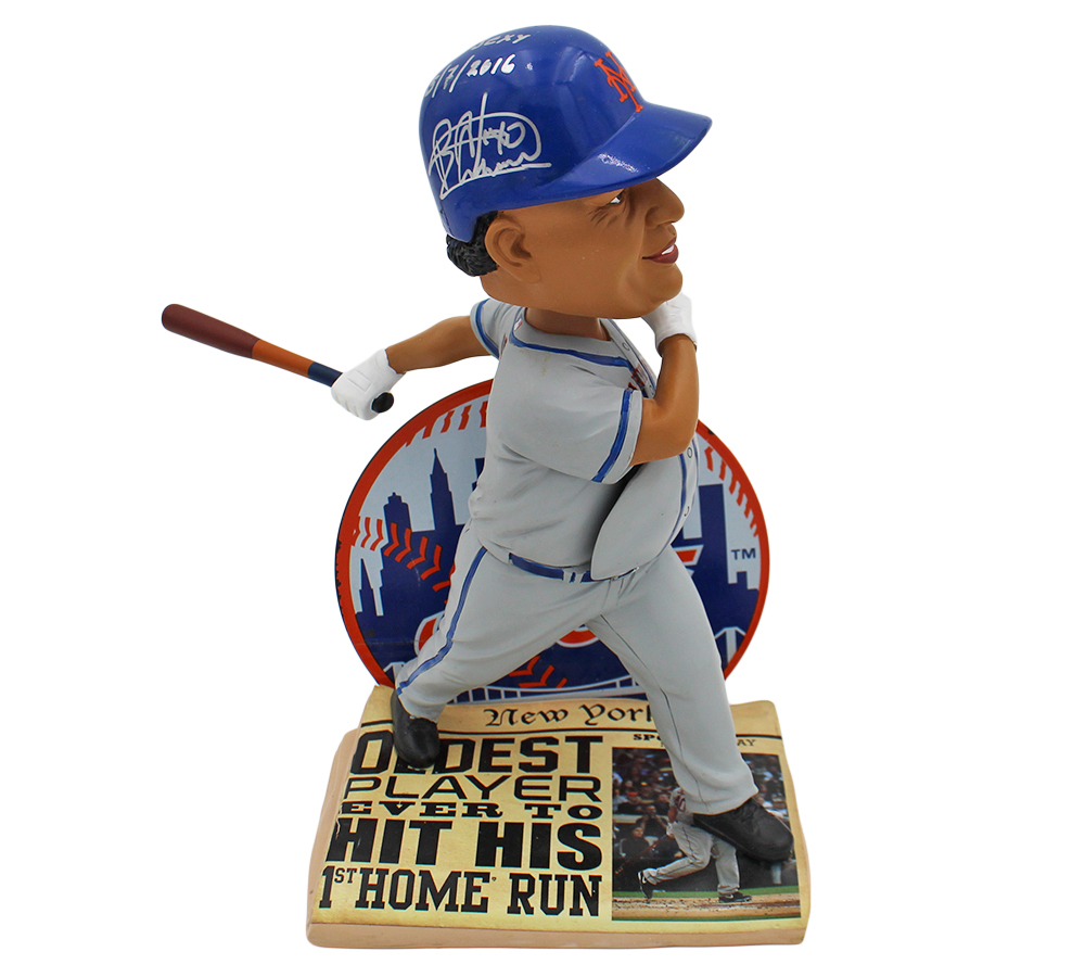 Bartolo Colon Signed New York Mets Forever Collectibles MLB Bobblehead with "Big Sexy 5/7/2016" Inscription - Image 2