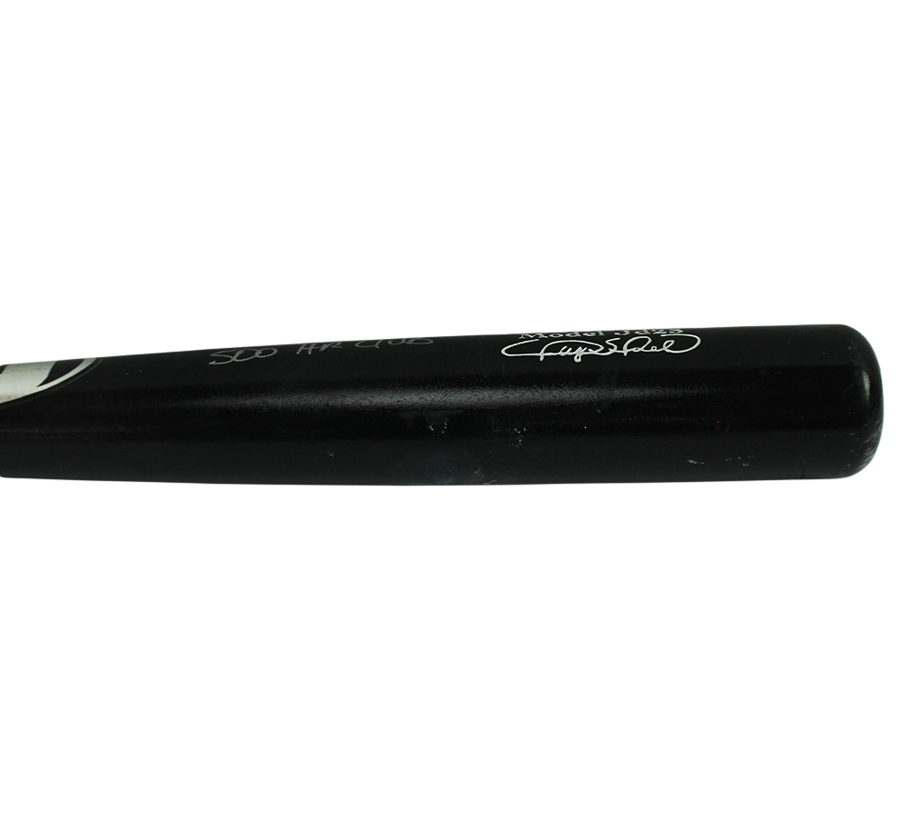 Gary Sheffield Signed New York Yankees Diablo Game Used Black MLB Bat with "500 HR Club" Inscription - Image 5