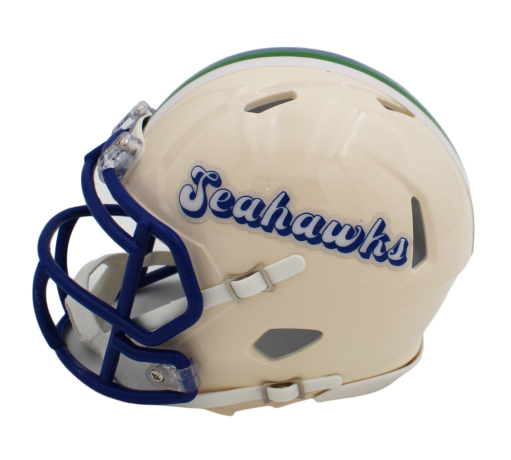 Sam Darnold Signed Seattle Seahawks Speed Retro NFL Mini Helmet - Image 2