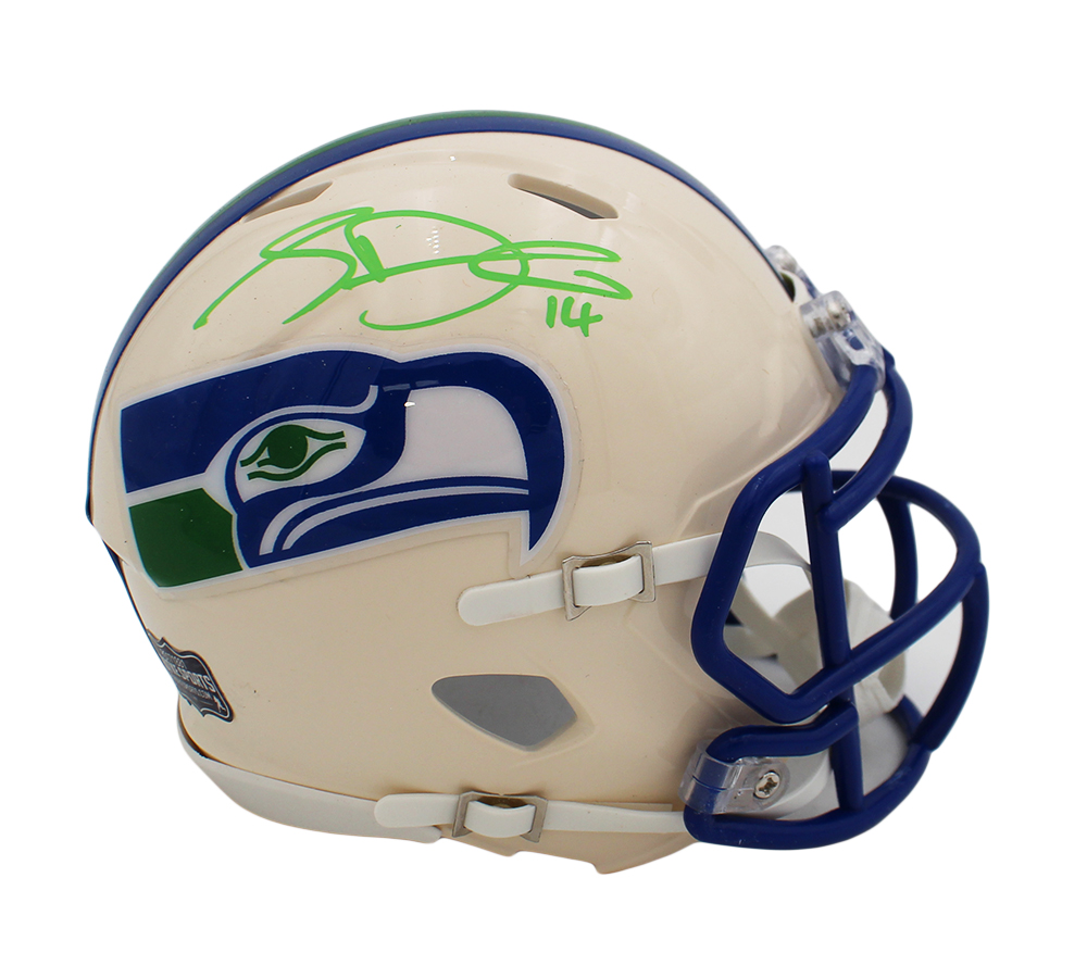 Sam Darnold Signed Seattle Seahawks Speed Retro NFL Mini Helmet