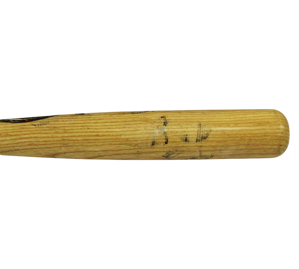 Jay Bell Signed Pittsburgh Pirates Louisville Game Used Blonde MLB Bat - Image 5