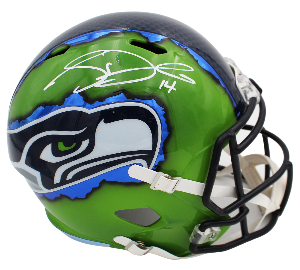 Sam Darnold Signed Seattle Seahawks Speed Full Size Flash Custom NFL Helmet