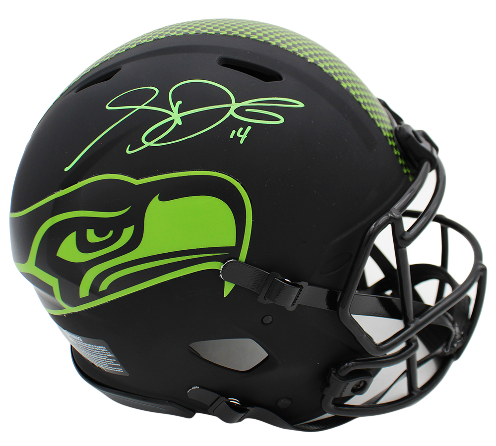Sam Darnold Signed Seattle Seahawks Speed Authentic Eclipse NFL Helmet