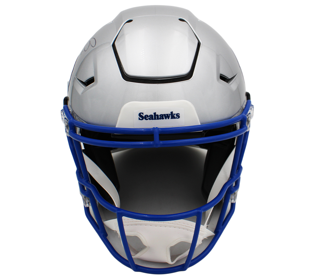 Sam Darnold Signed Seattle Seahawks Speed Flex Authentic Throwback 1983-2001 NFL Helmet - Image 3