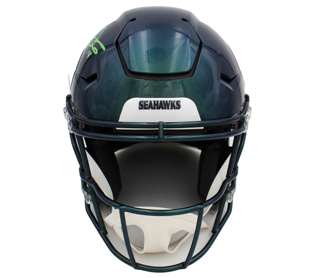 Sam Darnold Signed Seattle Seahawks Speed Flex Authentic Rivalries NFL Helmet - Image 3