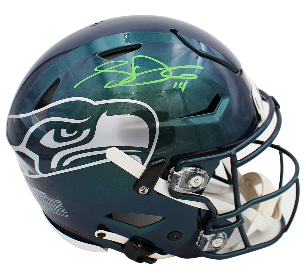 Sam Darnold Signed Seattle Seahawks Speed Flex Authentic Rivalries NFL Helmet - Image 2