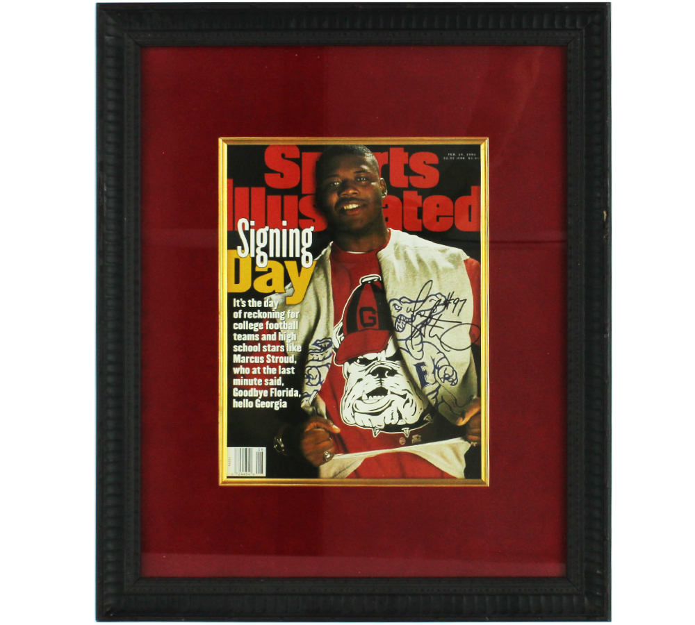 Marcus Stroud Signed Framed February 19, 1996 Sports Illustrated Magazine - Image 2