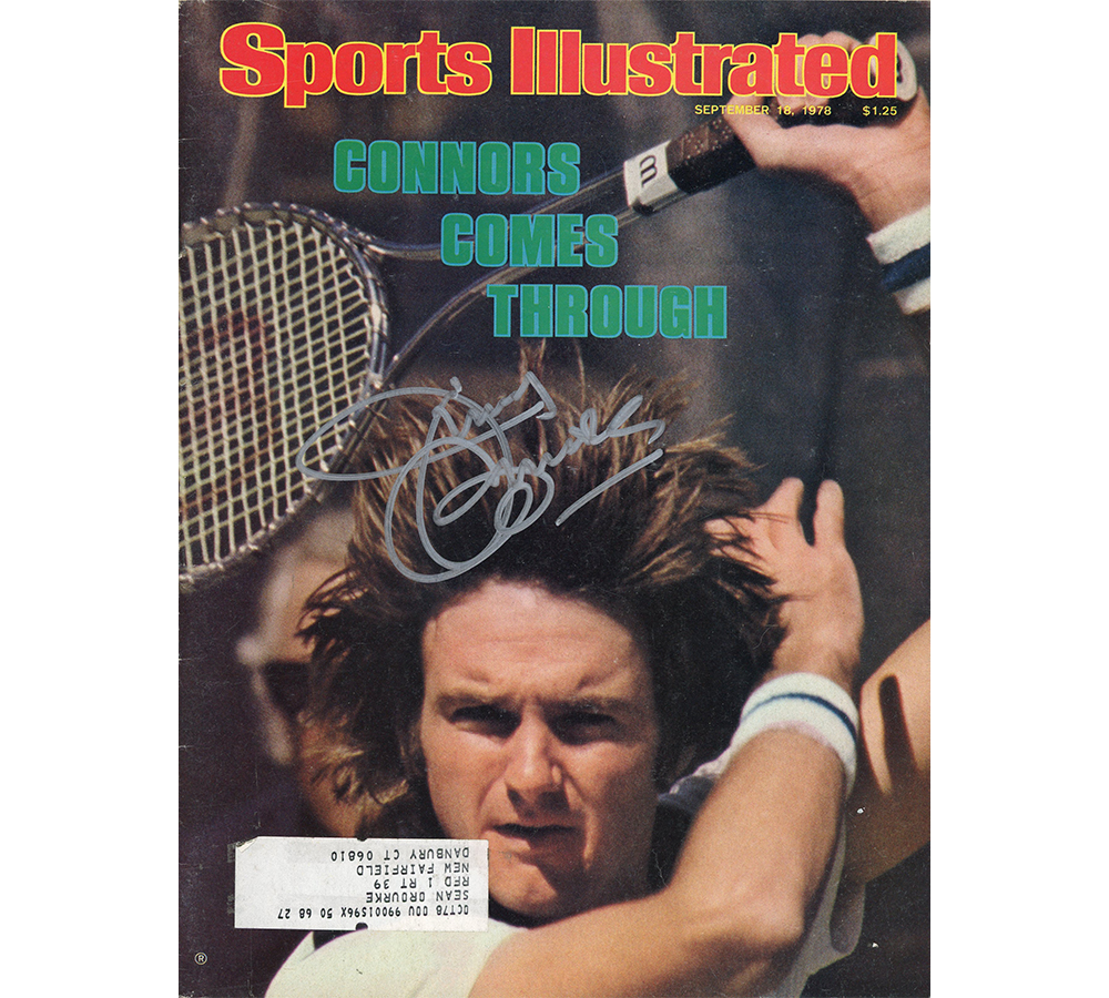 Jimmy Connors Signed September 18, 1978 Tennis Sports Illustrated Magazine