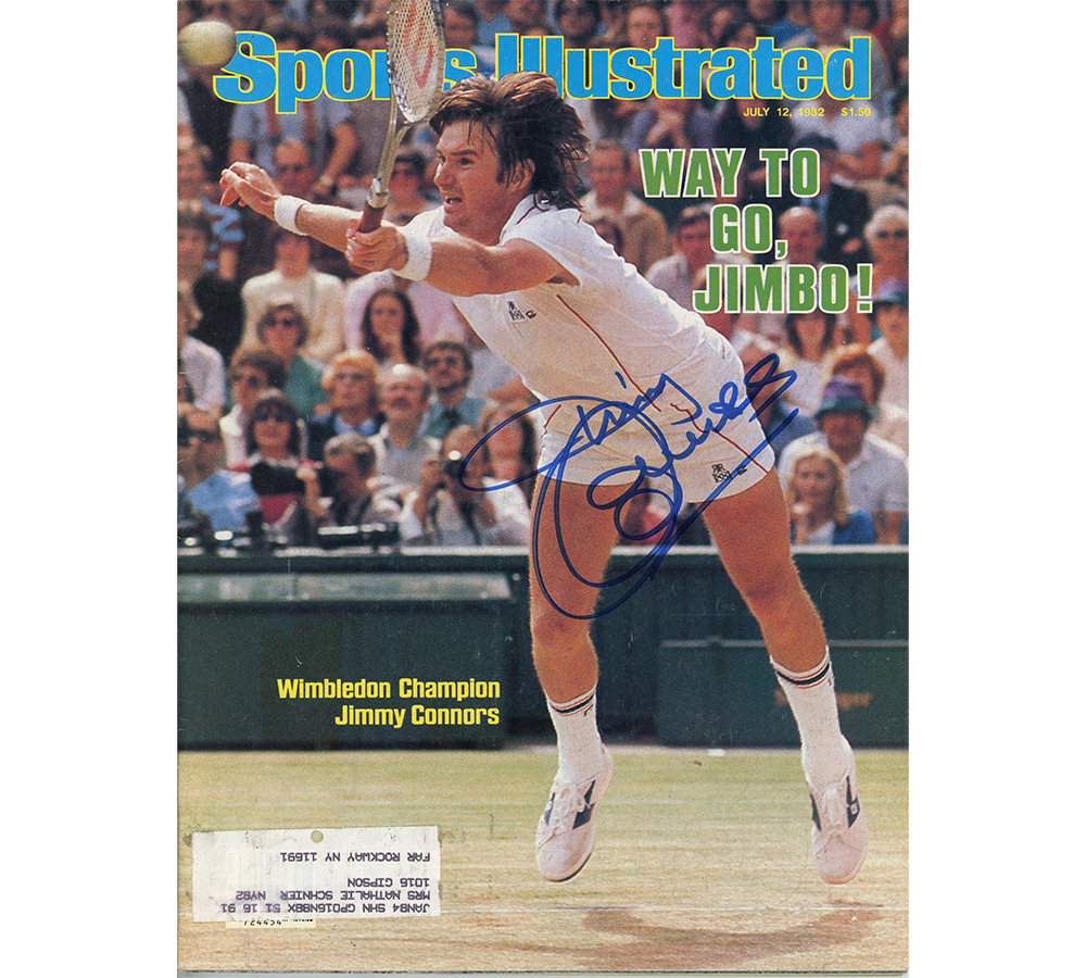 Jimmy Connors Signed July 12, 1982 Tennis Sports Illustrated Magazine